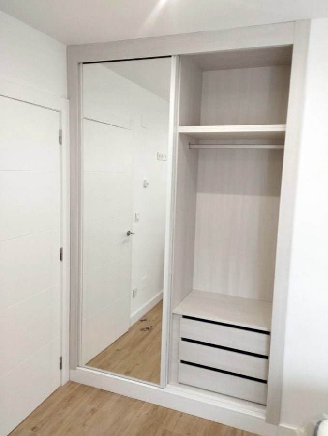 Armario de 2 cuerpos en melamina 